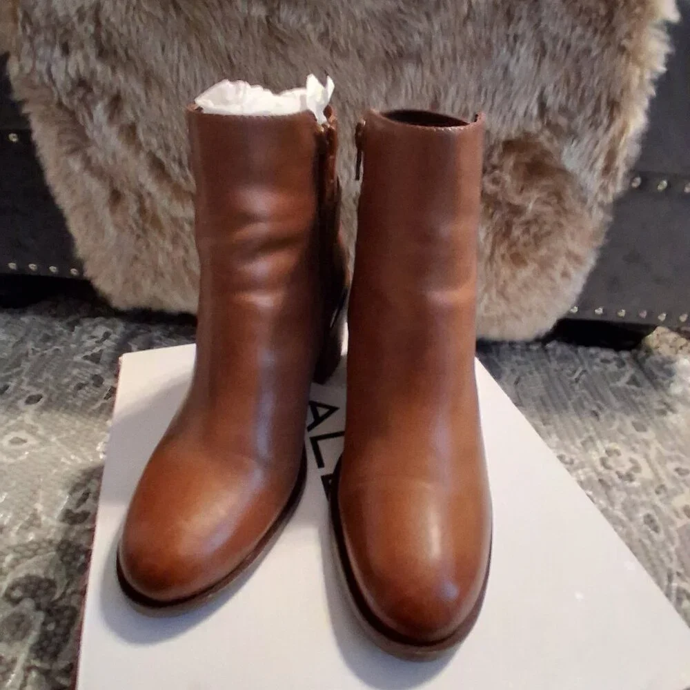 Aldo Leather Rosaldee Booties